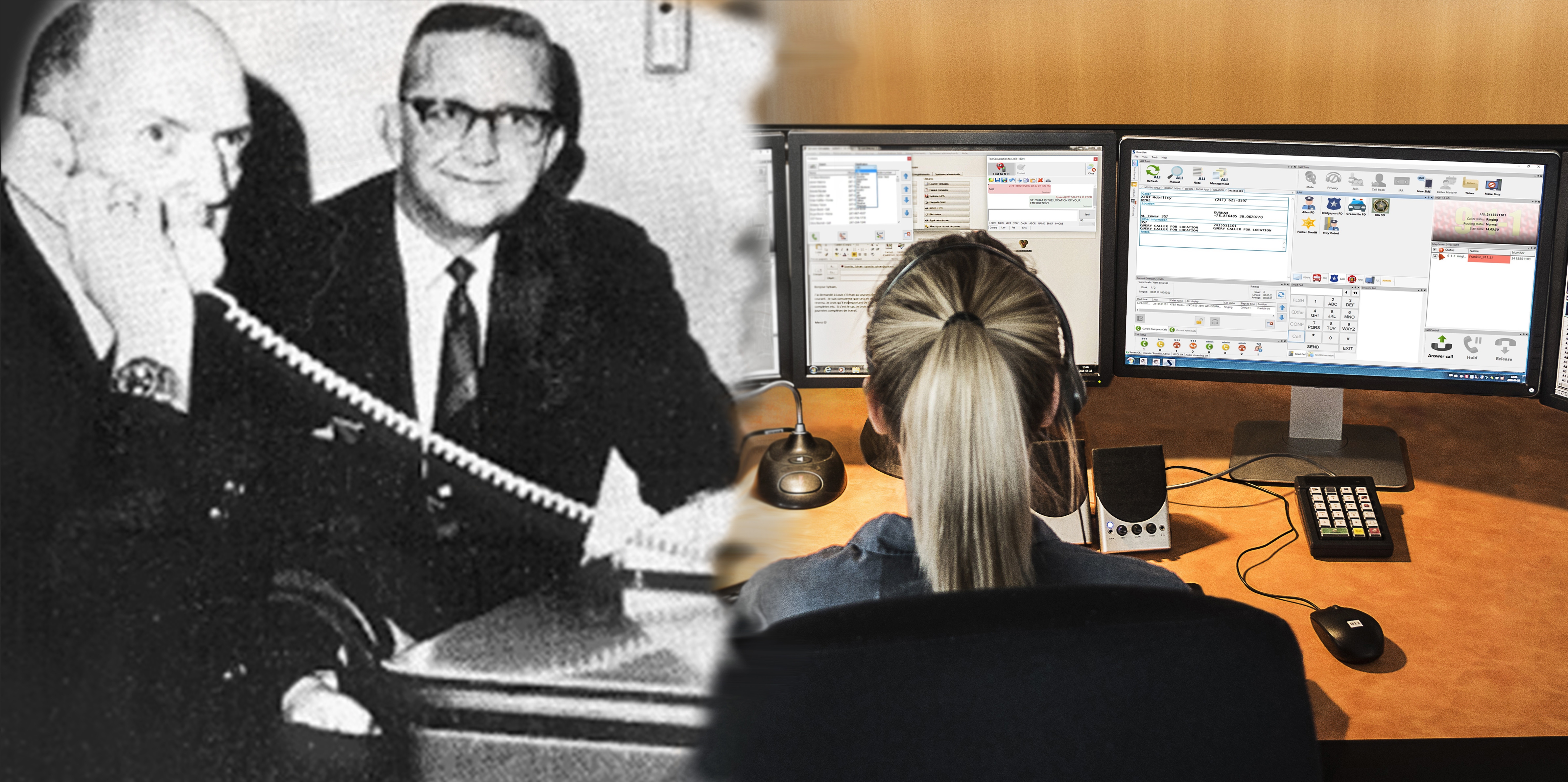 Banner image celebrating 50 years since the first ever 9-1-1 call-871112-edited